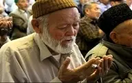 ادای نماز عید قربان توسط مجاهران افغانستانی مشهد +ویدئو