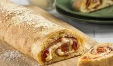 طرز تهیه استرامبولی مرغ و قارچ | اگر آلفردو دوست داری این غذا رو از دست نده + ویدئو 