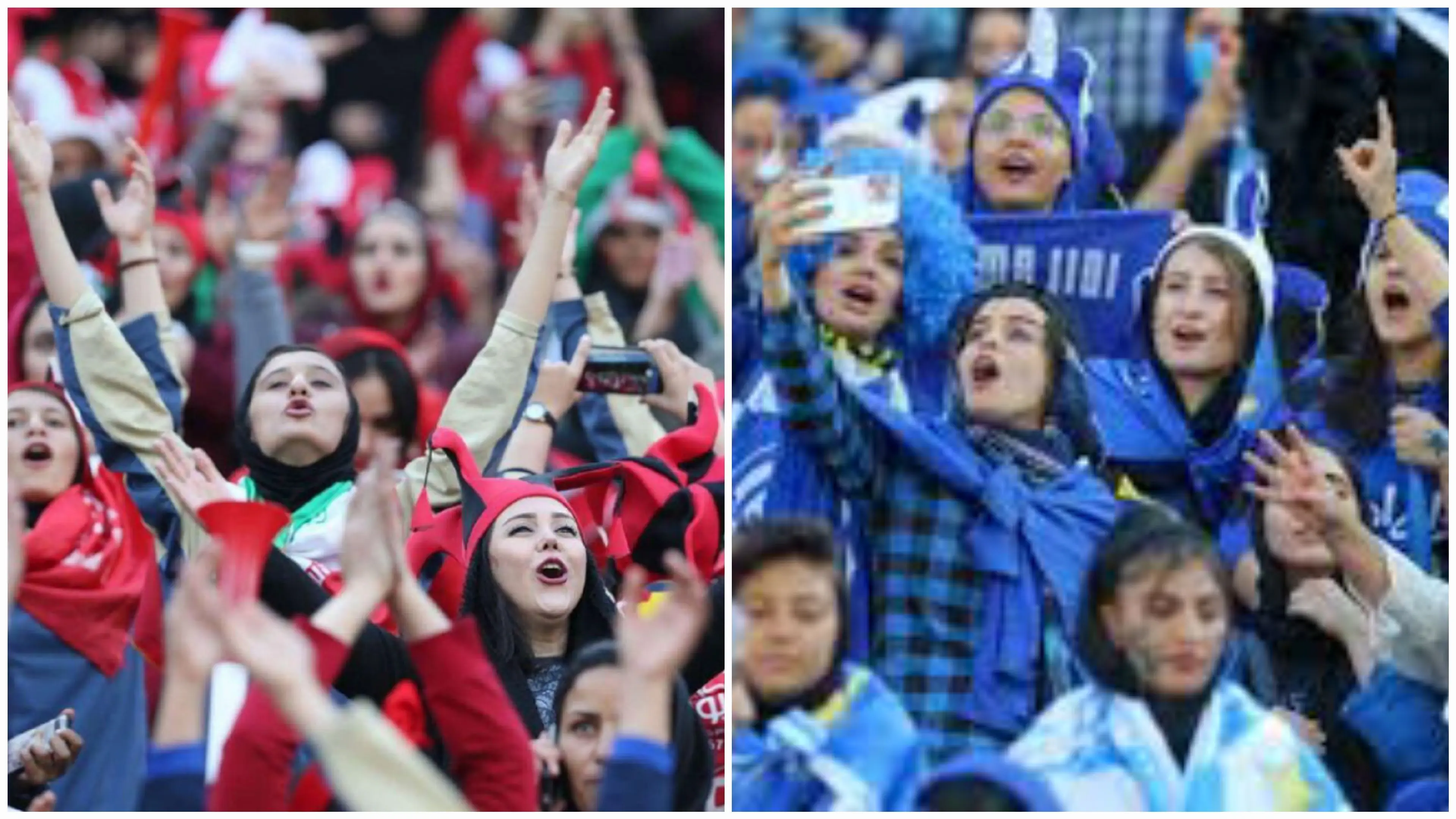 پای زنان بالاخره به ورزشگاه امام رضا(ع) مشهد باز شد+ ویدبو 