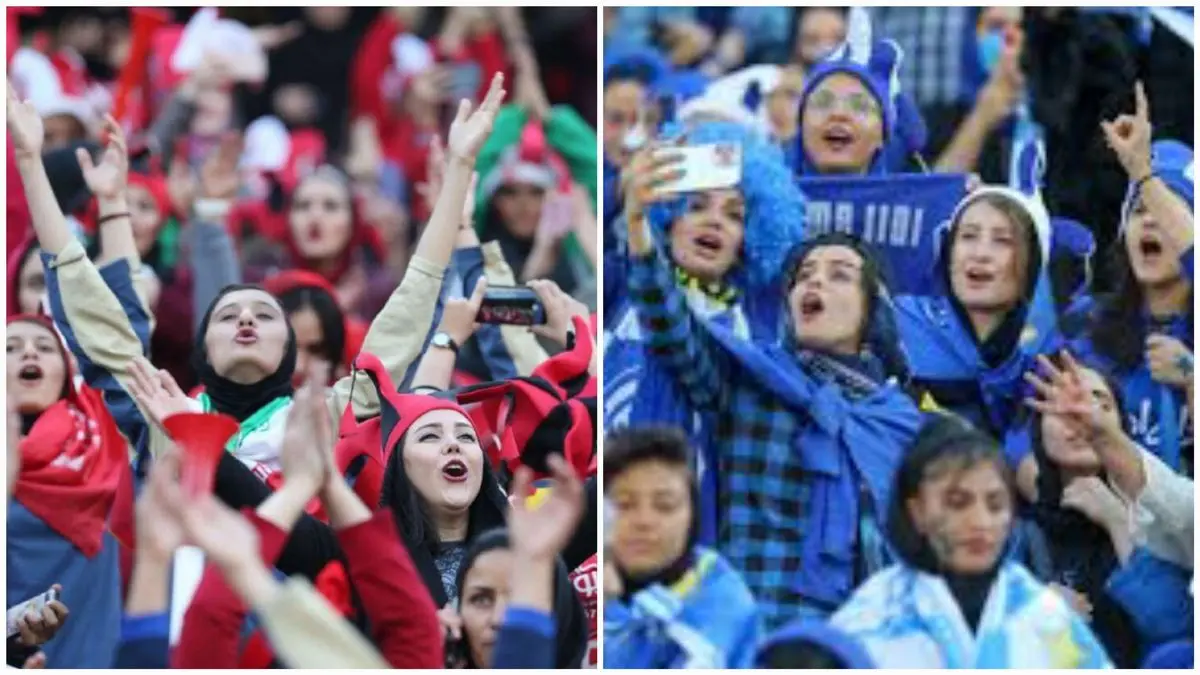 پای زنان بالاخره به ورزشگاه امام رضا(ع) مشهد باز شد+ ویدبو