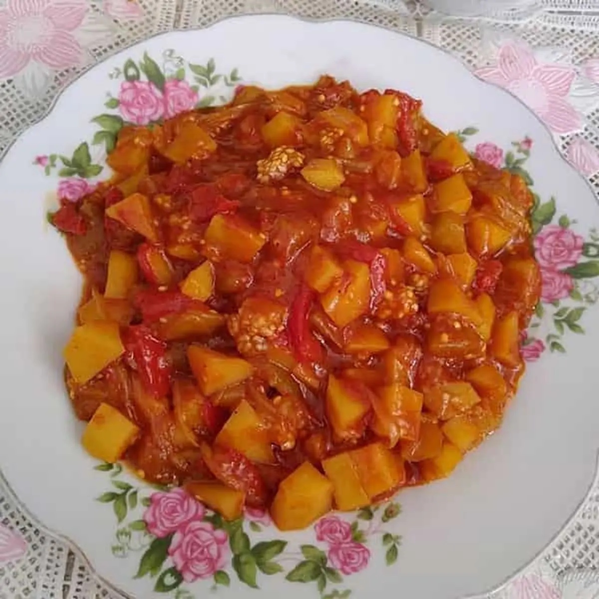  یتیمچه به روش تهرانی ها درست کن | طرز تهیه یتیمچه ساده و سنتی بادمجان و گوجه فرنگی تهرانی
