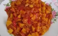  یتیمچه به روش تهرانی ها درست کن | طرز تهیه یتیمچه ساده و سنتی بادمجان و گوجه فرنگی تهرانی