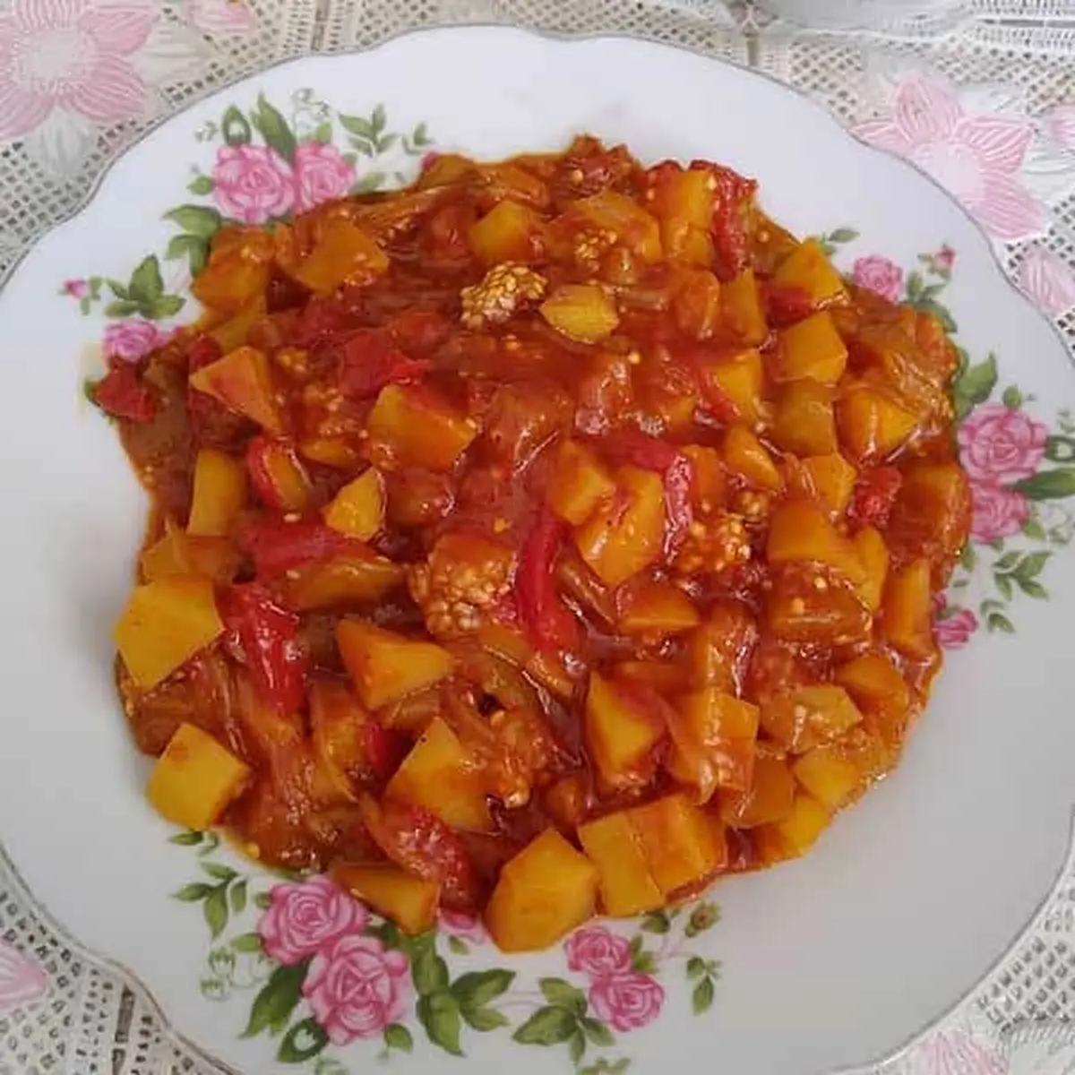  یتیمچه به روش تهرانی ها درست کن | طرز تهیه یتیمچه ساده و سنتی بادمجان و گوجه فرنگی تهرانی