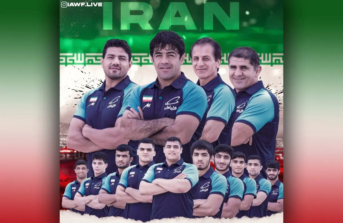 ایران قهرمان آسیا شد | تیم ملی کشتی فرنگی جوانان ایران قهرمان آسیا شد