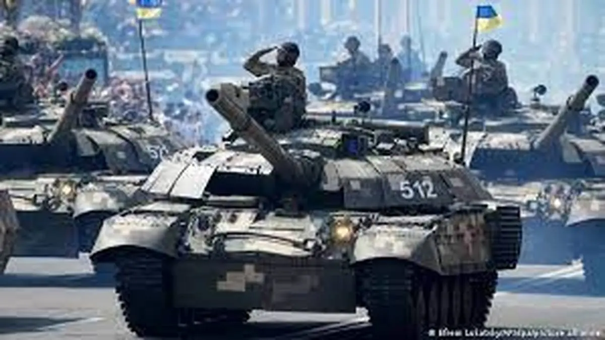 ویدئویی از تانکهای آلمانی که در اختیار ارتش اوکراین قرار گرفته است