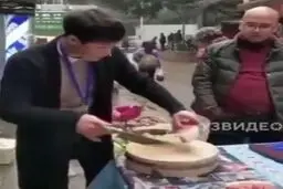 مچ‌گیری از چاقوفروش دروغگو!+ویدئو 