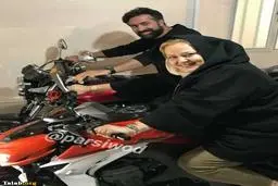 فیلم لورفته از موتورسواری بهاره رهنما + فیلم