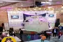 ورود عجیب و غریب عروس به مراسم عروسی!+ویدئو 