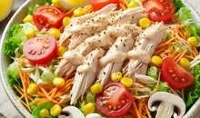طرز تهیه سالاد مرغ | یه سالاد متفاوت که خودش یه غذای اصلی به حساب میاد +ویدئو