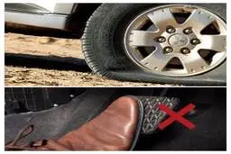 اگر تایر خودرویتان ترکید ترمز نکنید!