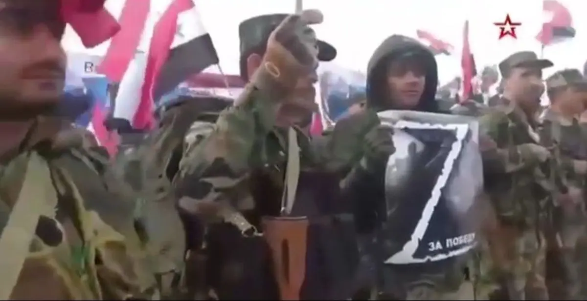 نیروهای سوری، عازم جبهه جنگ روسیه علیه اوکراین+ویدئو