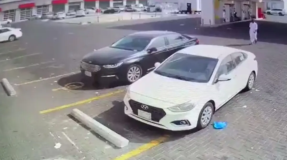 سرقت خودروی گران قیمت در چند ثانیه | فیلم جنجالی سرقت خودرو در پمپ بنزین + ویدیو