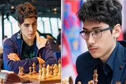 تصویر غم انگیز از دو شطرنج باز ایرانی، رو به روی هم! 