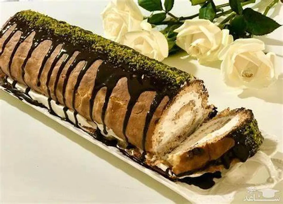 بیا بهت طرز تهیه یه رولت خوشمزه سریع و بدون فر رو یاد بدم | طرز تهیه رولت بدون فر+ ویدئو