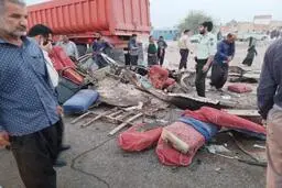 شمار کشته شدگان تصادف وحشتناک در جاده شوشتر بالا رفت + تصاویر