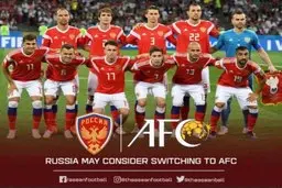 با تایید AFC فوتبال روسیه به آسیا منتقل شد + عکس