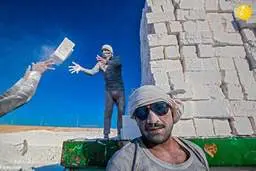 کار در معدن سنگ آهک 