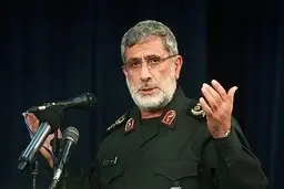 سردار قاآنی: حزب‌الله مرصاد داشت، توجه نکردید و گرفتار شدید | غزه هم طوفان دارد، اگر اشتباه کنید گرفتار می‌شوید