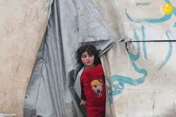 (تصاویر) زمستان سخت آوارگان سوری 