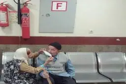 زیباترین تصویر عاشقانه کرونایی کشور