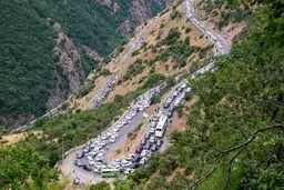 افزایش ۱۱۱ درصدی تردد در چالوس طی تعطیلات اخیر 