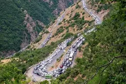 افزایش ۱۱۱ درصدی تردد در چالوس طی تعطیلات اخیر 