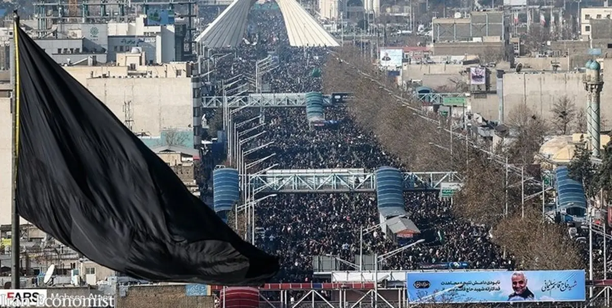 الجزیره: مردم تهران به سردار سلیمانی ادای احترام کردند