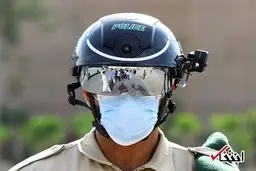 
  تشخیص بیماری کرونا با کلاه نظارتی پلیس  در کشور‌های چین
