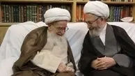 آیت الله سبحانی با آیت الله صافی گلپایگانی دیدار کرد