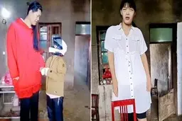 مرگ بر اثر سرماخوردگی! | شیائو مو قد بلندترین فرد در چین با قد  ۲.۲۸ بود