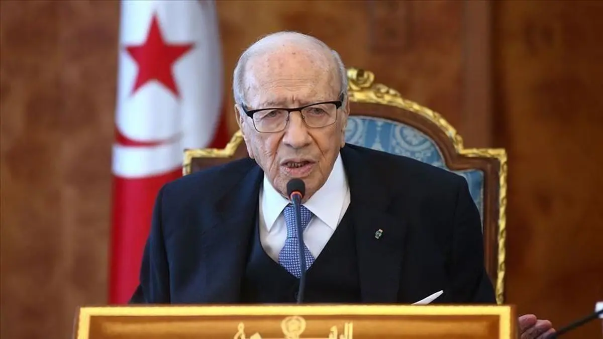 رئیس جمهور 93 ساله تونس درگذشت