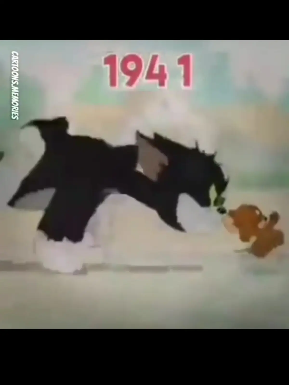 80 سال کارتون "تام و جری" در 50 ثانیه + ویدئو