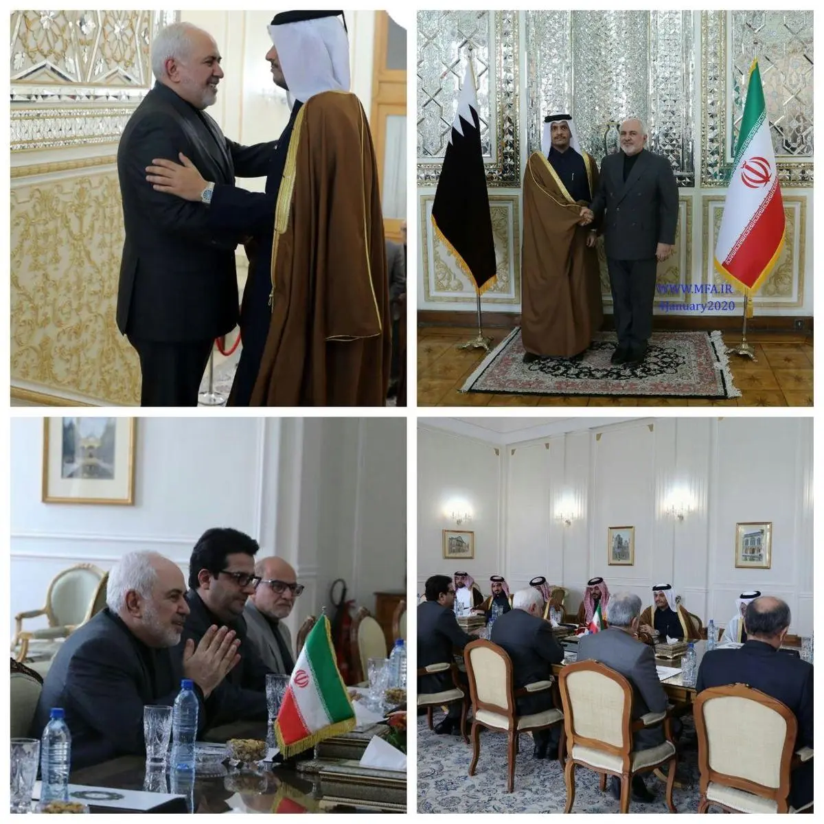 برگزاری دور نخست گفتگوهای وزیران امور خارجه ایران و قطر در تهران
