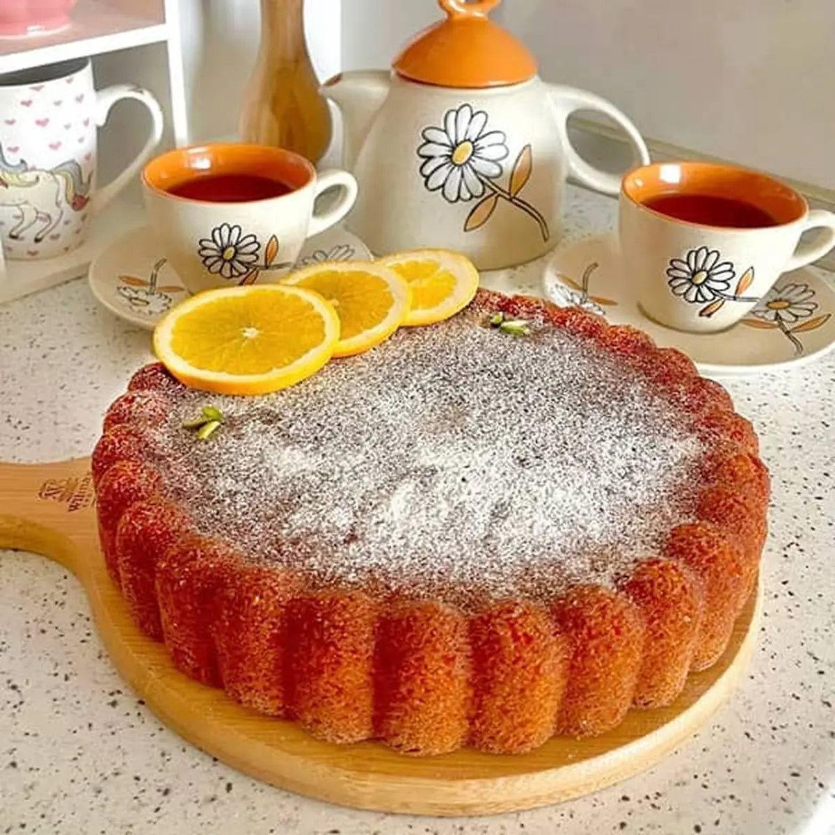طرز تهیه کیک پرتقال خونگی | خیلی ساده است و خوشمزه 