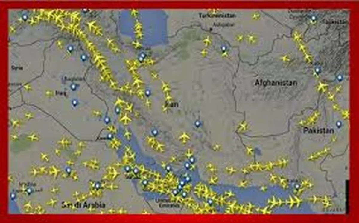 صدور مجوز 2.6 میلیون پرواز عبوری از آسمان ایران در سال گذشته