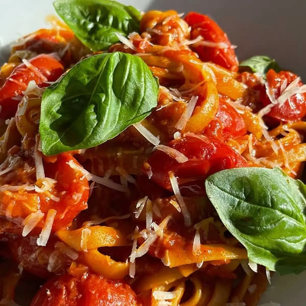 خودت توی خونه پاستا ایتالیایی درست کن | طرز تهیه پاستا گوجه و ریحان