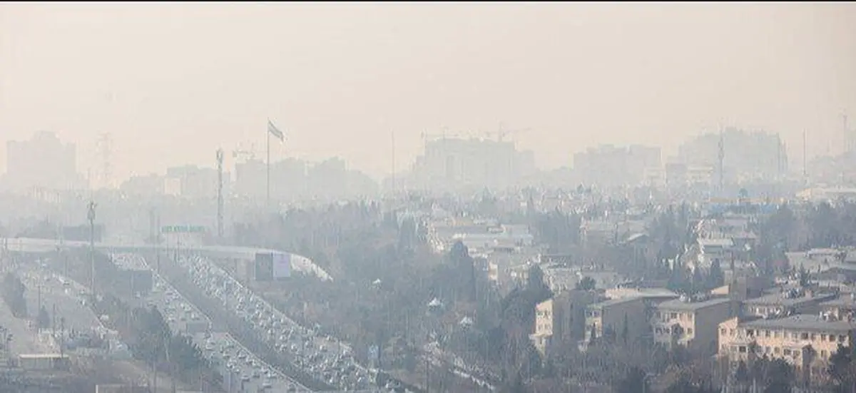 افزایش آلودگی هوای تهران با بروز وارونگی دما