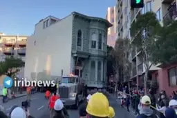 جابجایی  خانه در سانفرانسیسکو امریکا به طور کامل و سالم + ویدئو