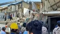 ریزش ساختمان ۴ طبقه در کرمانشاه |  ۸ کشته تاکنون + ویدئو