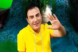 عکس بامزه عموپورنگ در بغل یک خرس زرد گنده! | چجوری توی بغلش بدون ترس خوابیده؟ 
