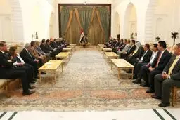 جلسه رئیس جمهور عراق با سران تشکل های سیاسی برای معرفی نخست وزیر جدید
