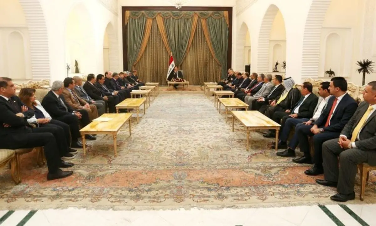 جلسه رئیس جمهور عراق با سران تشکل های سیاسی برای معرفی نخست وزیر جدید