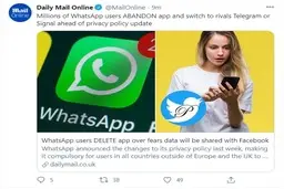 میلیون‌ها کاربر از واتساپ مهاجرت کردند