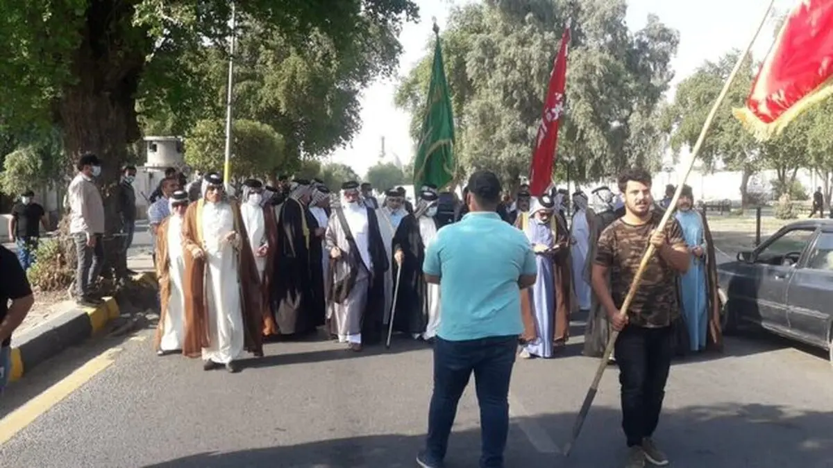 
تظاهرکنندگان عراقی مسیر بغداد-کرکوک را بستند
