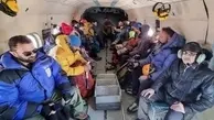 نجات کوهنوردان مفقود شده در آبعلی+عکس 