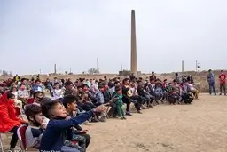 "مرهم باش" مرهم کودکان کوره های آجرپزی شدند+تصاویر| جشن نوروزی برای کودکان کوره های آجرپزی 