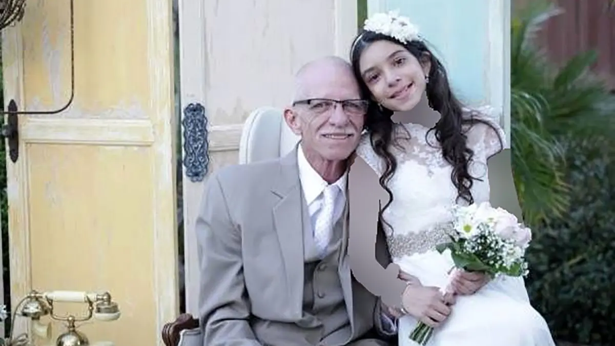 تلخ ترین مراسم ازدواج | تلخی ازدواج دختر 11 ساله با پدرش + عکس