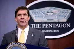عصبانیت رئیس‌جمهور آمریکا از«مارک اسپر»