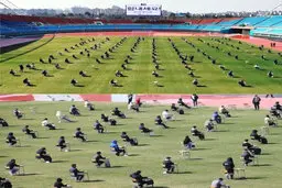 عکس روز | امتحانات کرونایی در کره جنوبی 