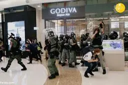 تصاویر اعتراضات ضددولتی در هنگ کنگ آغازشد 
